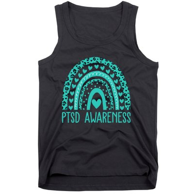 In June We Wear Teal PTSD Awareness Month Tank Top