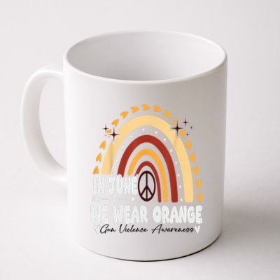 In June We Wear Orange End Gun Violence Awareness Coffee Mug