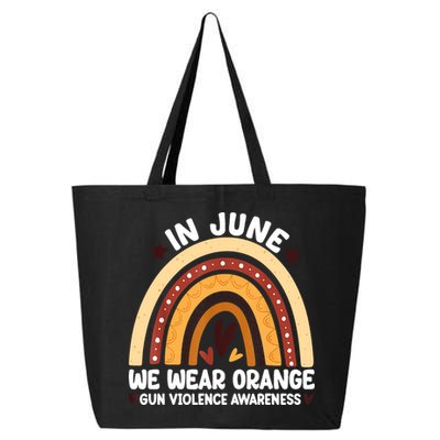 In June We Wear Orange End Gun Violence Awareness 25L Jumbo Tote