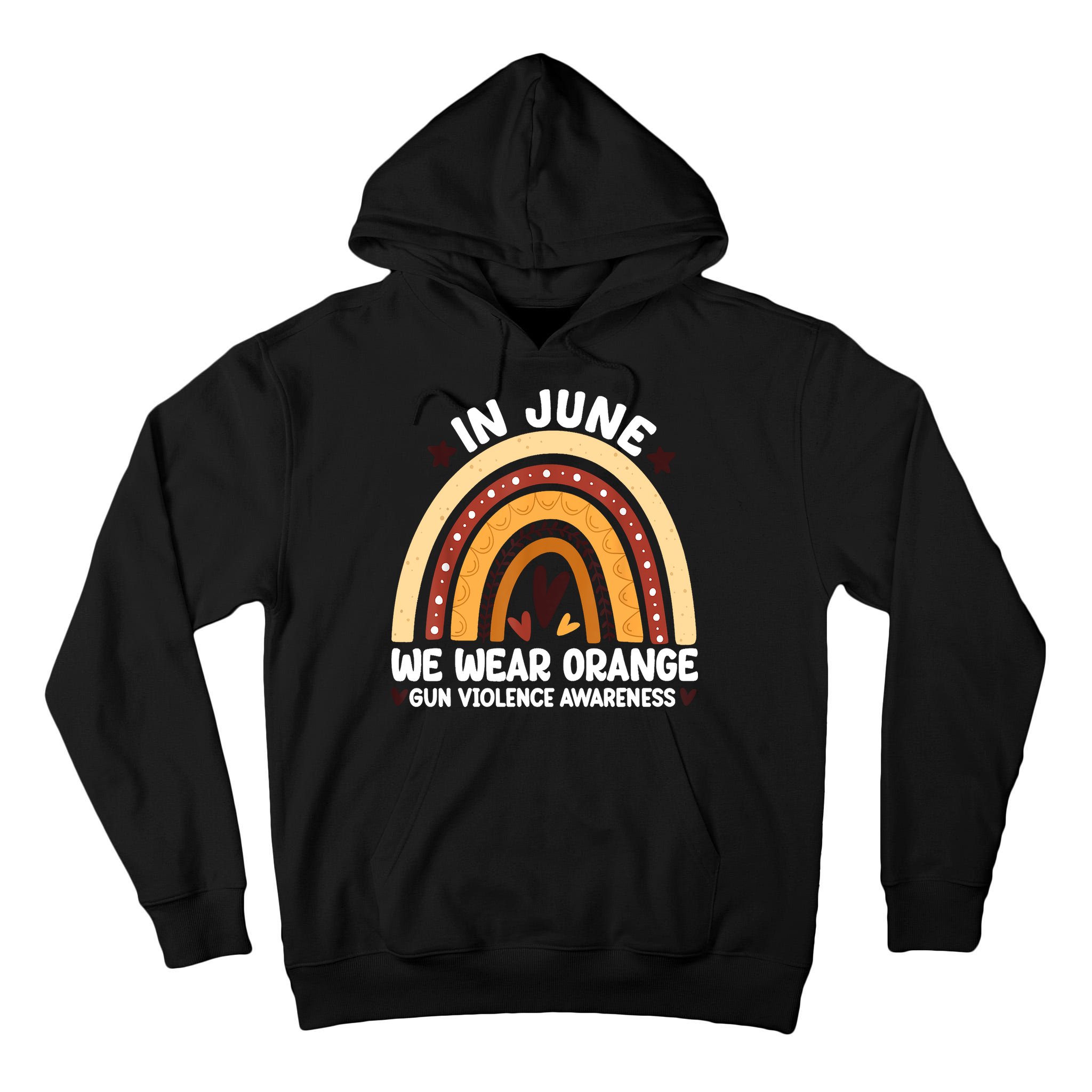 In June We Wear Orange End Gun Violence Awareness Tall Hoodie