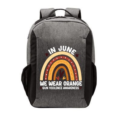 In June We Wear Orange End Gun Violence Awareness Vector Backpack