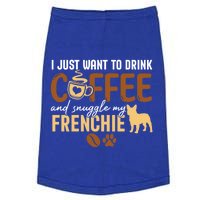 I Just Want To Coffee And Snuggle My Frenchie Dog Xmas Gift Doggie Tank