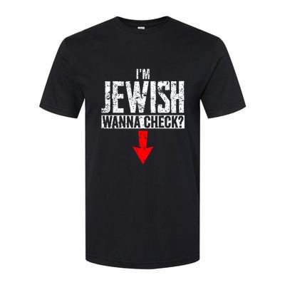 IM Jewish Wanna Check Hebrew Hanukkah Passover Brit Milah Softstyle CVC T-Shirt