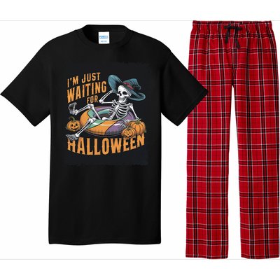 IM Just Waiting For Halloween Gift Pajama Set