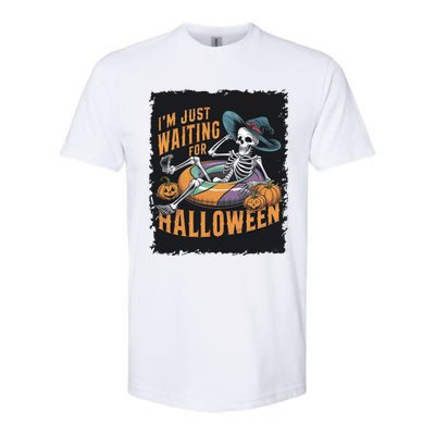 IM Just Waiting For Halloween Gift Softstyle CVC T-Shirt