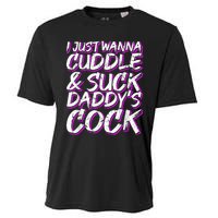 I Just Wanna Cuddle And Suck Daddy's Cock BDSM Sexy DDLG Cooling Performance Crew T-Shirt