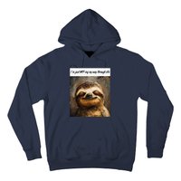 IM Just Wtfing My Way Through Life Funny Cute Sloth Saying Hoodie