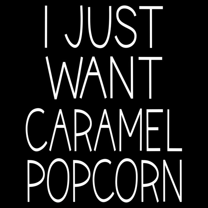 I Just Want Caramel Popcorn Funny Gift City Backpack