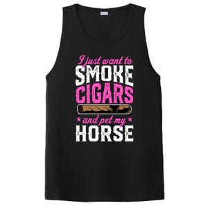 I Just Want To Smoke Cigars And Pet My Horse Gift PosiCharge Competitor Tank