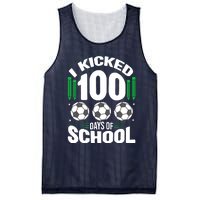 I Kicked 100 Days Of School Soccer Player Costume Boy Mesh Reversible Basketball Jersey Tank