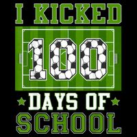 I Kicked 100 Days Of School Soccer 100th Day Boy Wool Snapback Cap
