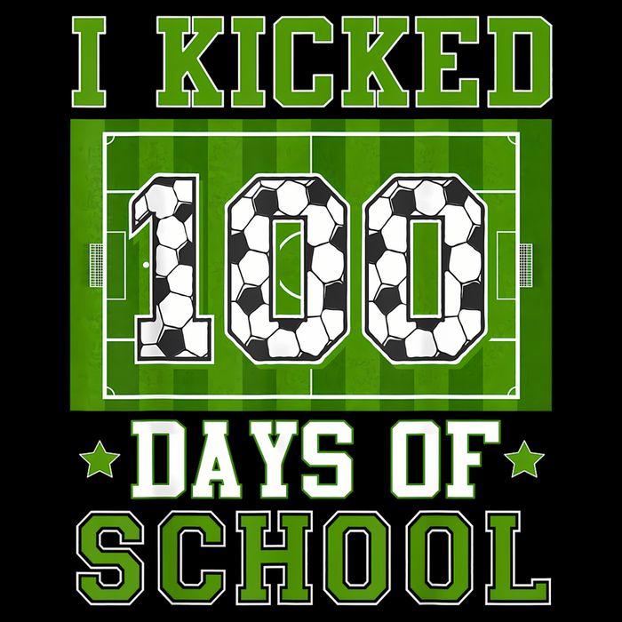 I Kicked 100 Days Of School Soccer 100th Day Boy Wool Snapback Cap