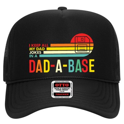 I Keep All My Dad Jokes In A Dadabase New Dad Trucker Hat