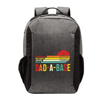 I Keep All My Dad Jokes In A Dadabase New Dad Vector Backpack