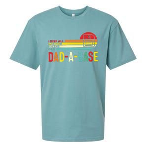 I Keep All My Dad Jokes In A Dadabase New Dad Sueded Cloud Jersey T-Shirt