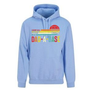 I Keep All My Dad Jokes In A Dadabase New Dad Unisex Surf Hoodie