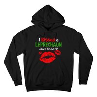 I Kissed A Leprechaun St Patricks Outfit For Women Hoodie