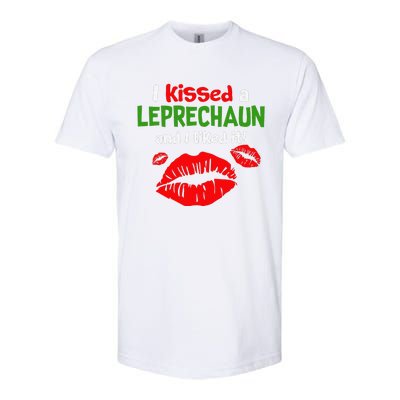 I Kissed A Leprechaun St Patricks Outfit For Women Softstyle CVC T-Shirt