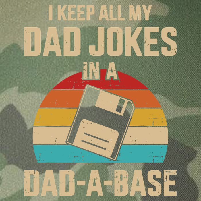 I Keep All My Dad Jokes In A Dad A Base Legacy Tie Dye Trucker Hat