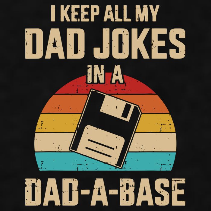 I Keep All My Dad Jokes In A Dad A Base Ladies PosiCharge Tri-Blend Wicking Tank