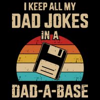 I Keep All My Dad Jokes In A Dad A Base Wool Snapback Cap