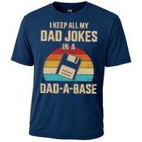 I Keep All My Dad Jokes In A Dad A Base Performance Shirt
