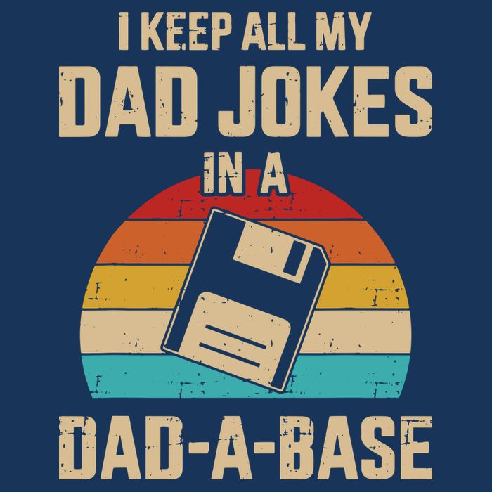 I Keep All My Dad Jokes In A Dad A Base T-Shirt