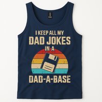 I Keep All My Dad Jokes In A Dad A Base Tank Top