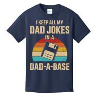 I Keep All My Dad Jokes In A Dad A Base Kids T-Shirt