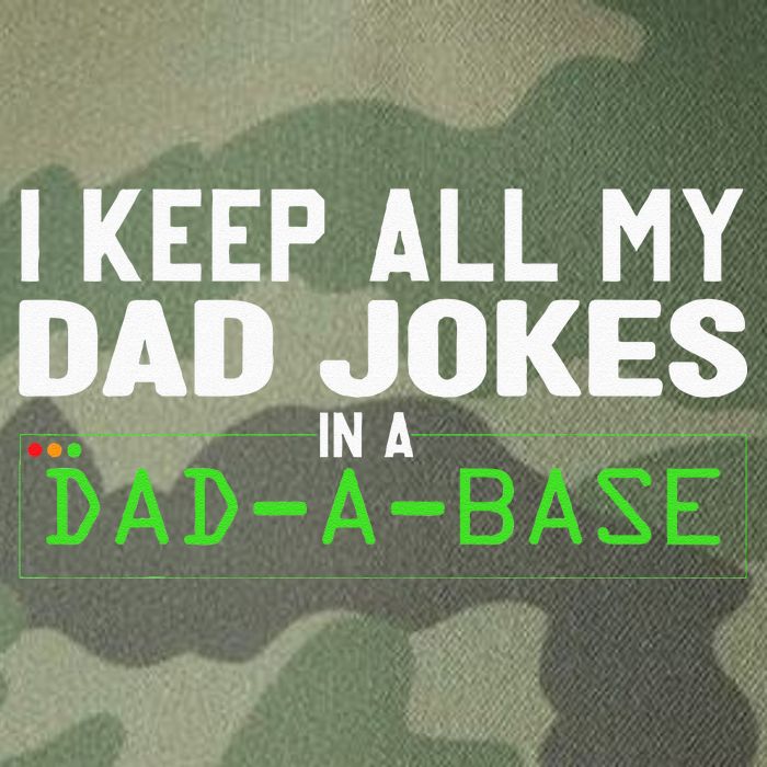 I Keep All My Dad Jokes In A Dad A Base Dad Sarcastic Funny Legacy Tie Dye Trucker Hat