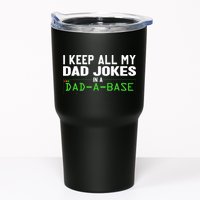 I Keep All My Dad Jokes In A Dad A Base Dad Sarcastic Funny Tumbler