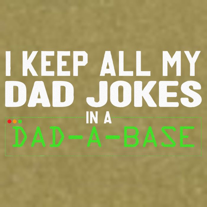 I Keep All My Dad Jokes In A Dad A Base Dad Sarcastic Funny Garment-Dyed Women's Muscle Tee