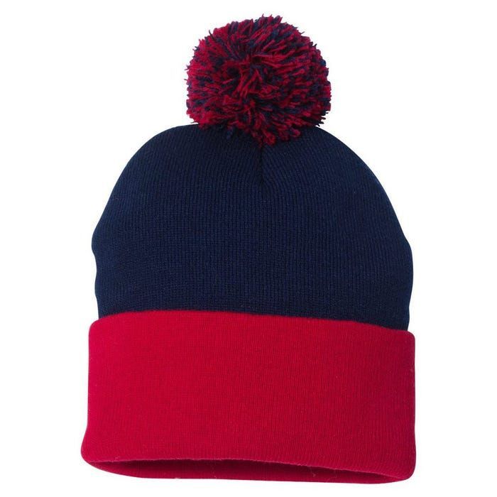 I Keep All My Dad Jokes In A Dad A Base Pom Pom 12in Knit Beanie
