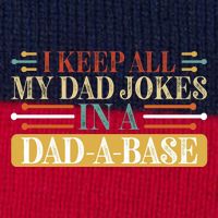 I Keep All My Dad Jokes In A Dad A Base Pom Pom 12in Knit Beanie