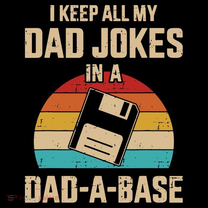 I Keep All My Dad Jokes In A DadABase Vintage Fathers Day Bag