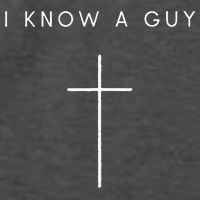 I Know A Guy Cross Minimalist Christian Religious Jesus Vector Backpack