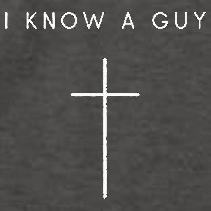 I Know A Guy Cross Minimalist Christian Religious Jesus Vector Backpack