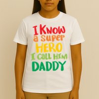 I Know A Super Hero I Call Him Daddy T-Shirt