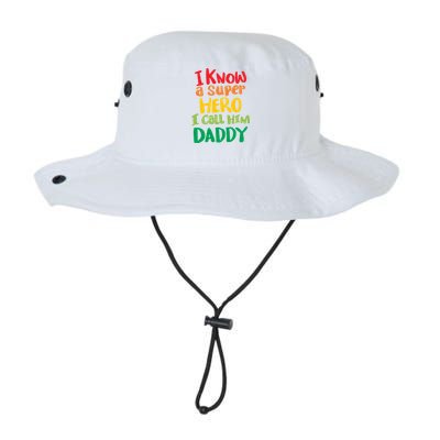 I Know A Super Hero I Call Him Daddy Bucket Hat