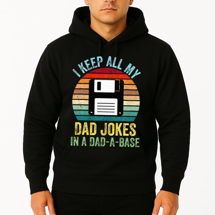 I Keep All My Dad Jokes In A DadABase Hoodie