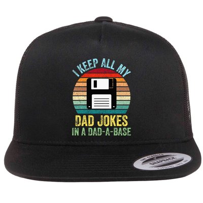 I Keep All My Dad Jokes In A DadABase Flatbill Hat