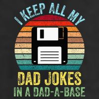 I Keep All My Dad Jokes In A DadABase 25L Jumbo Tote