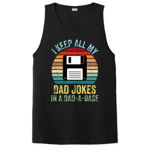 I Keep All My Dad Jokes In A DadABase PosiCharge Competitor Tank