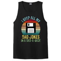 I Keep All My Dad Jokes In A DadABase PosiCharge Competitor Tank