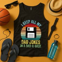 I Keep All My Dad Jokes In A DadABase Tank Top