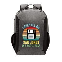 I Keep All My Dad Jokes In A DadABase Vector Backpack