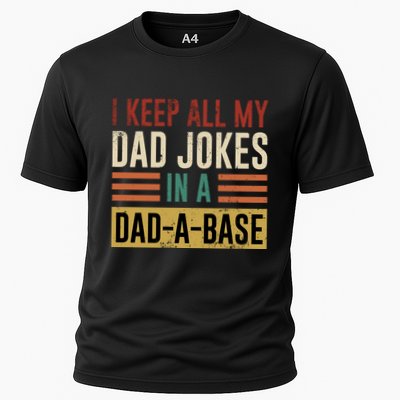 I Keep All My Dad Jokes In A Dadabase Performance Shirt