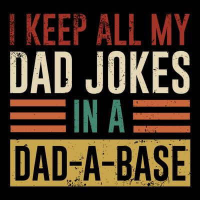 I Keep All My Dad Jokes In A Dadabase T-Shirt