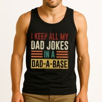 I Keep All My Dad Jokes In A Dadabase Tank Top