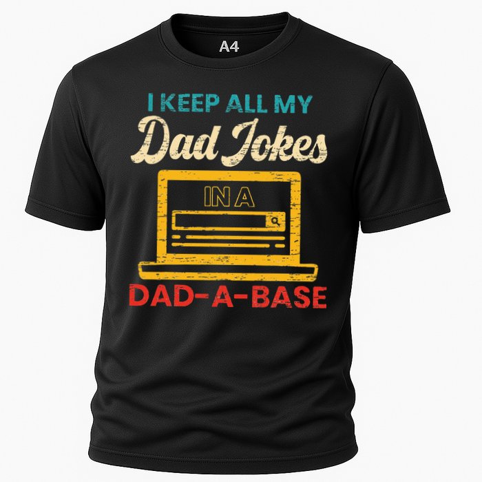 I Keep All My Dad Jokes in a Dad A Base for a Funny Dad Joke Performance Shirt